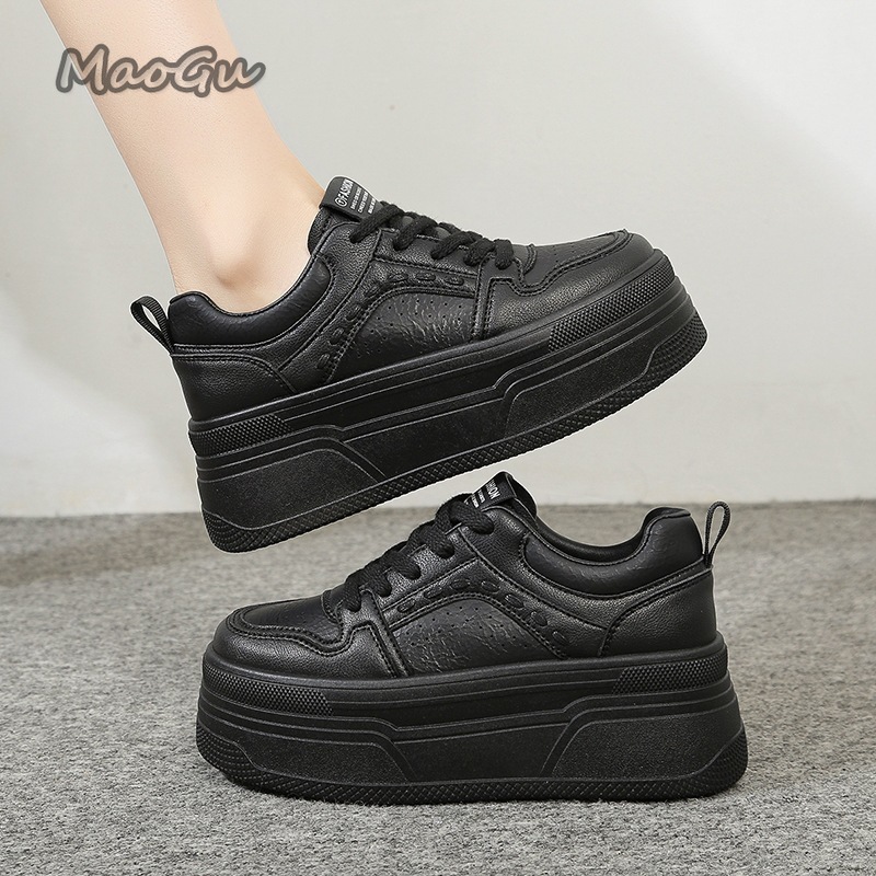 Women Shoes Sale - Женские белые кроссовки на платформе для