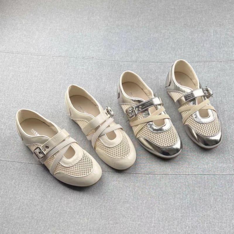 Slingback Pumps Women - Новые тканые кроссовки с перфорацией и