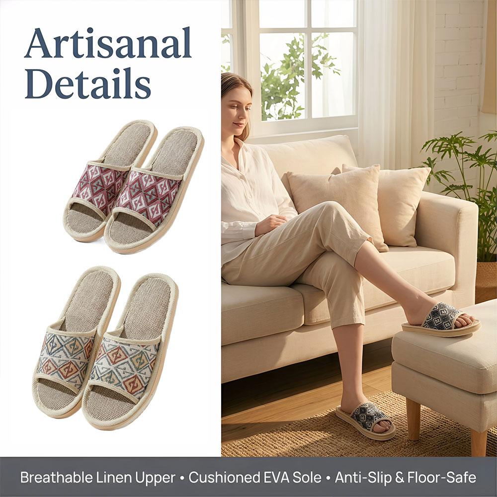 Льняные тапочки Four Seasons д – обзор и цена Mule Slip On