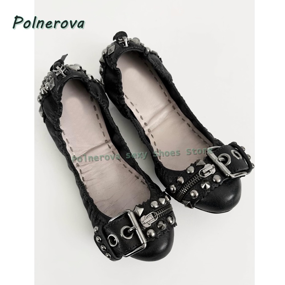 Туфли Мэри Джейн с заклепками  – обзор и цена Slingback Pumps Women